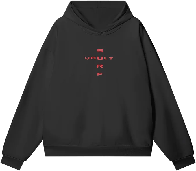 SurfVault Dark Cross Hoodie